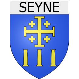 Blausasc Sticker wappen, gelsenkirchen, augsburg, klebender aufkleber