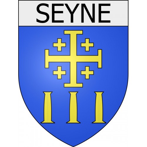 Blausasc Sticker wappen, gelsenkirchen, augsburg, klebender aufkleber