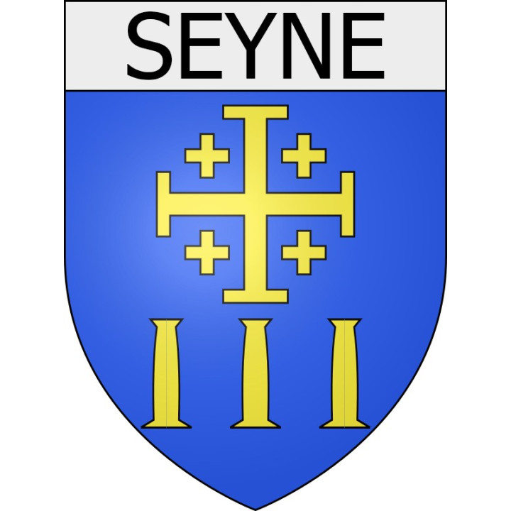 Stickers coat of arms Blausasc adhesive sticker