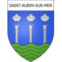 Stickers coat of arms Saint-Aubin-sur-Mer adhesive sticker