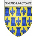 simiane-la-rotonde 04 ville Stickers blason autocollant adhésif