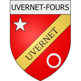 uvernet-fours 04 ville Stickers blason autocollant adhésif