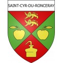 Stickers coat of arms Saint-Cyr-du-Ronceray adhesive sticker