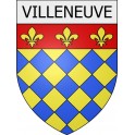 villeneuve 04 ville Stickers blason autocollant adhésif
