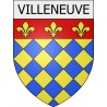 villeneuve 04 ville Stickers blason autocollant adhésif
