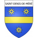 Stickers coat of arms Saint-Denis-de-Méré adhesive sticker