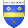 Saint-Denis-de-Méré 14 ville Stickers blason autocollant adhésif