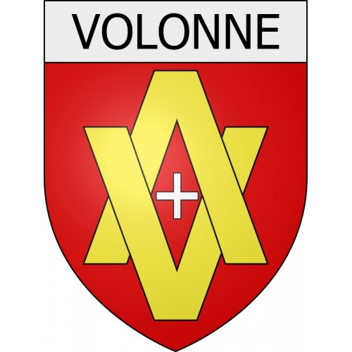 volonne 04 ville Stickers blason autocollant adhésif