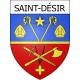 Pegatinas escudo de armas de Saint-Désir adhesivo de la etiqueta engomada