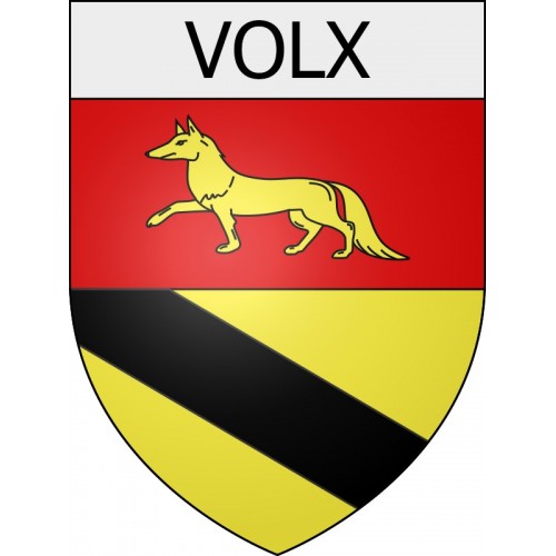 volx 04 ville Stickers blason autocollant adhésif
