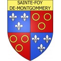 Stickers coat of arms Sainte-Foy-de-Montgommery adhesive sticker