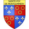 Sainte-Foy-de-Montgommery Sticker wappen, gelsenkirchen, augsburg, klebender aufkleber