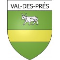 val-des-prés 04 ville Stickers blason autocollant adhésif