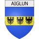 Pegatinas escudo de armas de Blausasc adhesivo de la etiqueta engomada