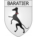 Pegatinas escudo de armas de Blausasc adhesivo de la etiqueta engomada