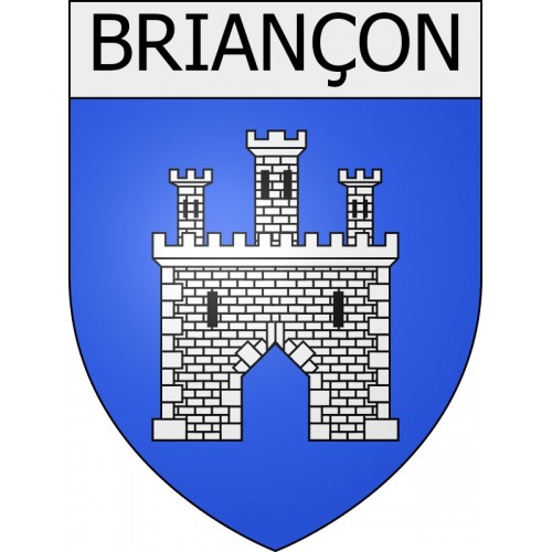 briançon 05 ville Stickers blason autocollant adhésif