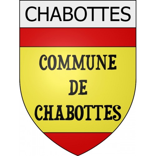 chabottes 05 ville Stickers blason autocollant adhésif