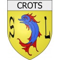 crots 05 ville Stickers blason autocollant adhésif