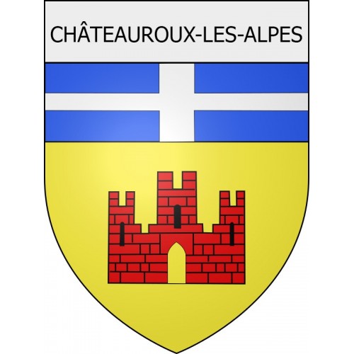 châteauroux-les-alpes 05 ville Stickers blason autocollant adhésif