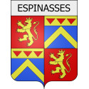 Espinasses 05 ville Stickers blason autocollant adhésif