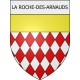 Pegatinas escudo de armas de Blausasc adhesivo de la etiqueta engomada