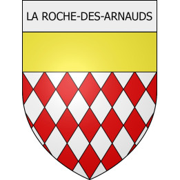 la-roche-des-arnauds 05 ville Stickers blason autocollant adhésif