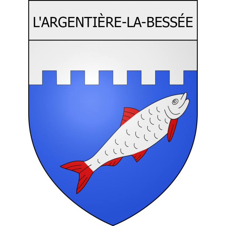Stickers coat of arms Blausasc adhesive sticker