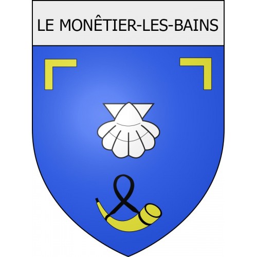 le-monêtier-les-bains 05 ville Stickers blason autocollant adhésif