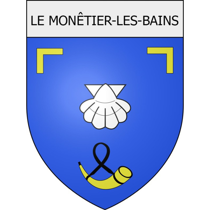 le-monêtier-les-bains 05 ville Stickers blason autocollant adhésif