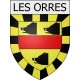 les-orres 05 ville Stickers blason autocollant adhésif