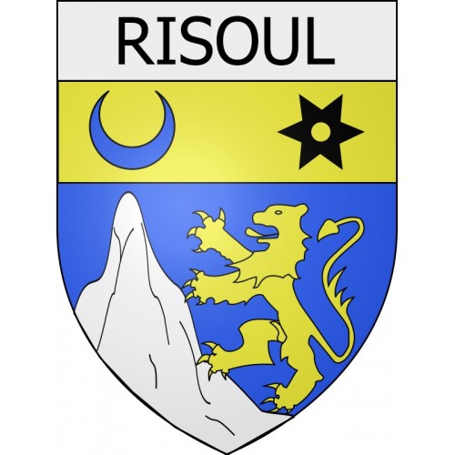 risoul 05 ville Stickers blason autocollant adhésif