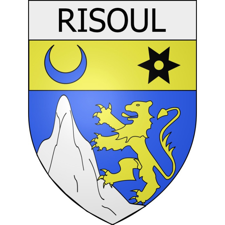 risoul 05 ville Stickers blason autocollant adhésif