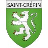 saint-crépin 05 ville Stickers blason autocollant adhésif
