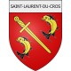 saint-laurent-du-cros 05 ville Stickers blason autocollant adhésif