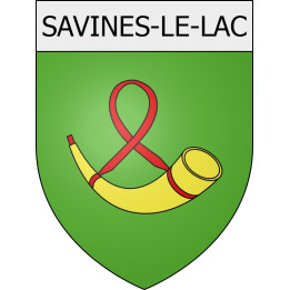 Pegatinas escudo de armas de Blausasc adhesivo de la etiqueta engomada