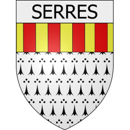 Pegatinas escudo de armas de Blausasc adhesivo de la etiqueta engomada