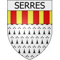 serres 05 ville Stickers blason autocollant adhésif