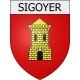 sigoyer 05 ville Stickers blason autocollant adhésif