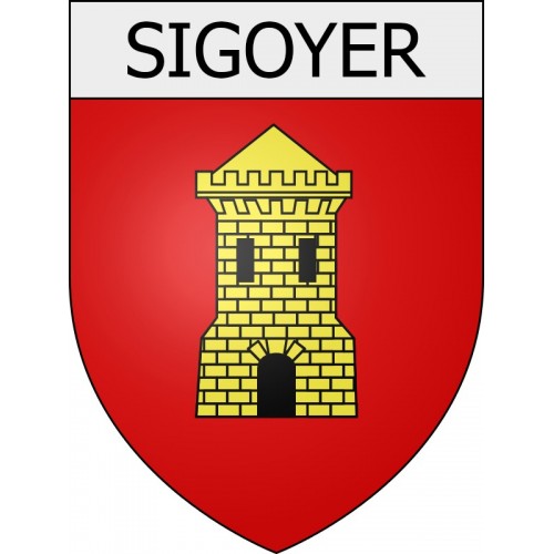 sigoyer 05 ville Stickers blason autocollant adhésif