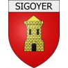 sigoyer 05 ville Stickers blason autocollant adhésif