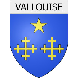 vallouise 05 ville Stickers blason autocollant adhésif