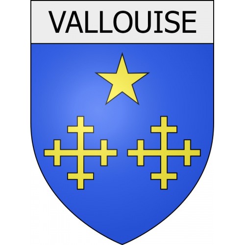 vallouise 05 ville Stickers blason autocollant adhésif