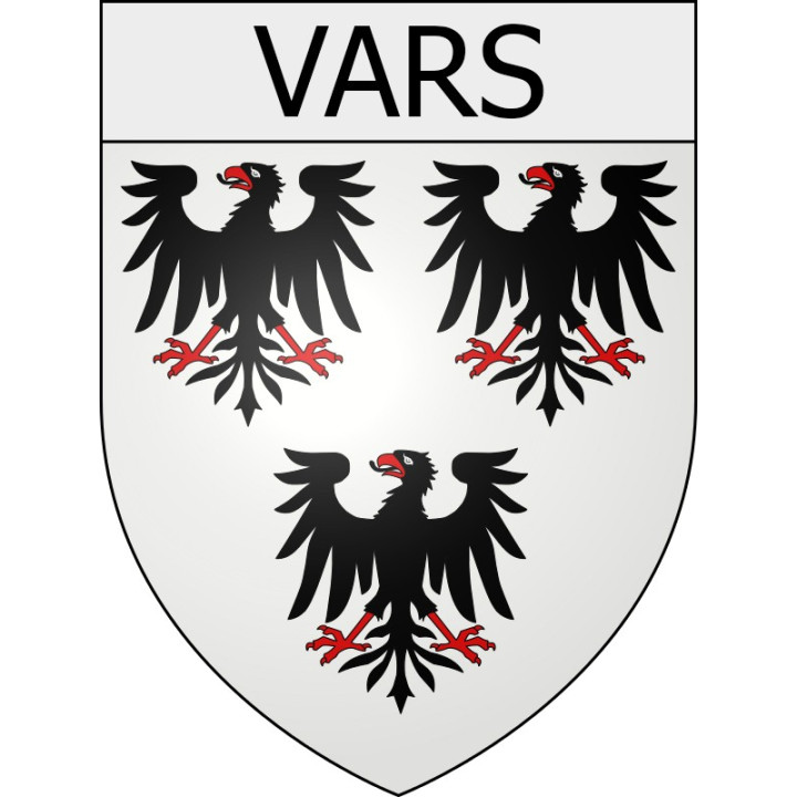 Pegatinas escudo de armas de Blausasc adhesivo de la etiqueta engomada