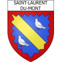 Saint-Laurent-du-Mont 14 ville Stickers blason autocollant adhésif