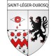 Stickers coat of arms Saint-Léger-Dubosq adhesive sticker