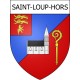 Pegatinas escudo de armas de Saint-Loup-Hors adhesivo de la etiqueta engomada