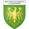 Saint-Martin-de-Bienfaite-la-Cressonnière 14 ville Stickers blason autocollant adhésif
