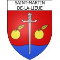 Saint-Martin-de-la-Lieue 14 ville Stickers blason autocollant adhésif