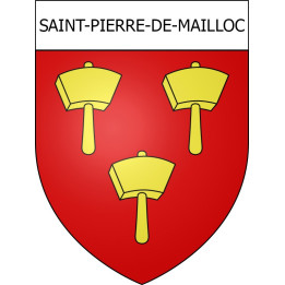Stickers coat of arms Saint-Pierre-de-Mailloc adhesive sticker