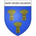 Stickers coat of arms Saint-Sever-Calvados adhesive sticker